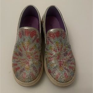 Steve Madden Girls Rhinestone Sneakers